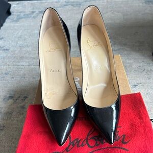 Christain Louboutin Patent Leather Kate 100mm pump